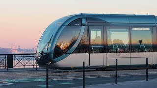 Trams in France  Bordeaux le Tramway 10th anniversary [upl. by Jacquenetta]