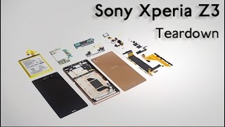 Sony Xperia Z3 Teardown [upl. by Sancho150]