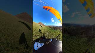 sidehill landing 😎 paragliding parapente gleitschirmfliegen travel nature outdoors skills [upl. by Savil]