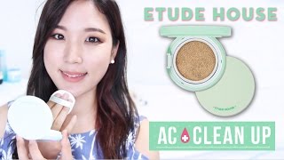 Etude House AC Cleanup Mild BB Cushion Review  Korean Cushion for Acneprone Skin  Liah Yoo ❤ [upl. by Anitsihc761]