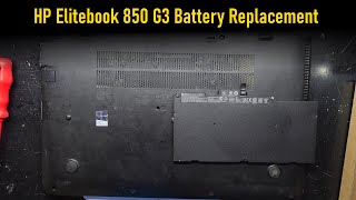 HP Elitebook 850 G3 Battery Replacement [upl. by Ardussi]