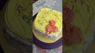 Mango vannel cake cake creativity food homemade [upl. by Eerised468]