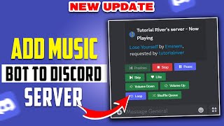 How To Add Music Bot To Discord Server 2024  StepbyStep [upl. by Eimareg]