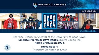 Faculty of Humanities Graduation Ceremony 4 – 28 March 2024 [upl. by Seabrook]