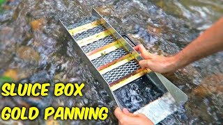 Sluice Box  Gold Panning [upl. by Winston]