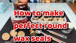 Craft with Me Perfect round wax seals [upl. by Alaham995]