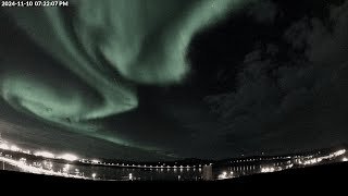 Kiruna Swedish lapland Northern Lights November 10th [upl. by Oilerua]