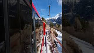 Trip to Tirano by Rhaetian Railway rhaetischebahn graubuenden Switzerland Italy [upl. by Jasun368]