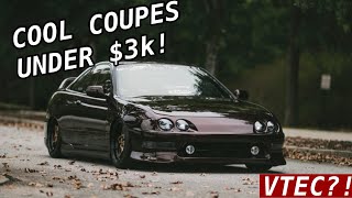 The 11 Best Coupes For Less Than 3k [upl. by Clywd]