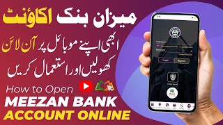 How to Open Meezan Bank Account Online with Mobile [upl. by Ark]