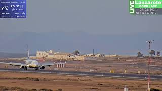 🟢 322024 LIVE LANZAROTE AIRPORT  CLOSEST WEBCAM  Nighttime 181 [upl. by Ellehcrad850]