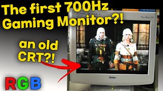 Can we Reach 700Hz by Overclocking this Old CRT Monitor [upl. by Neelahtak]