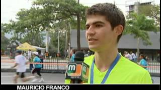 Medellín vivió la preparación para la maratón de las flores [upl. by Acacia]