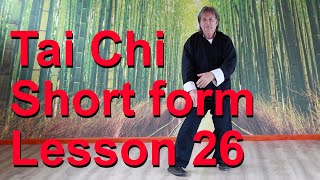 Tai Chi short form  Lesson 26 [upl. by Ocana]