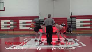 Boys Varsity Wrestling Baldwinsville VS MorrisvilleEaton 1042023 [upl. by Kathe875]