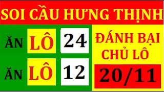 Soi Cầu Hưng Thịnh ngày 20112024  HƯNG THỊNH XSMB 2011– Soi Cầu Siêu Chuẩn Cầu xsmb đẹp hôm nay [upl. by Crofoot922]