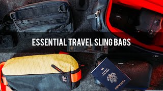 Travel Essentials My Favorite Sling Bags for the Frequent Flyer [upl. by Wilde]