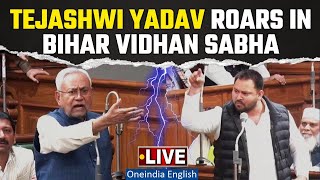 Bihar Floor Test  Tejashwi Yadav roars in Bihar Vidhan Sabha  NItish Kumar  Oneindia News [upl. by Philcox]