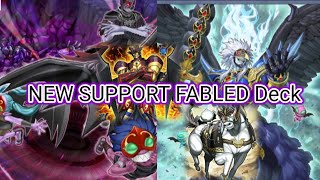 NEW SUPPORT FABLED DecK YuGiOh Duel Links [upl. by Rivy165]