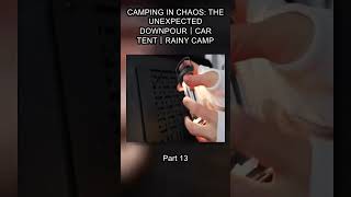 Part 13 CAMPING IN CHAOS THE UNEXPECTED DOWNPOURㅣCAR TENTㅣRAINY CAMP camping carcampingoutdoors [upl. by Kline12]