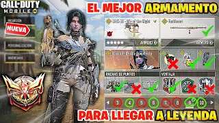 EL MEJOR ARMAMENTO PARA LLEGAR A LEYENDA MAS RÁPIDO Y FÁCIL EN COD MOBILE  EL ARMAMENTO MAS ROTO [upl. by Orel]