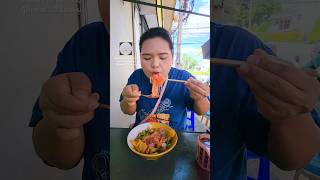 Delicious Yentafo noodle shop in Thailand streefood Shorts [upl. by Harriot]