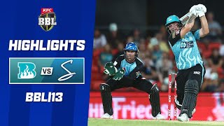 Brisbane Heat v Adelaide Strikers  BBL13 [upl. by Agostino]