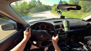 Built 2004 WRX Countryside Cruise  POV  Micd Up [upl. by Raama]