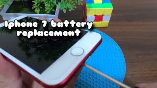 Iphone 7 battery replacement [upl. by Aelyk]