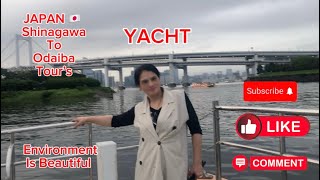 Part2  On YACHT Shinagawa to Odaiba tour’s Environment is Beautiful subscribe like comments [upl. by Htiffirg]