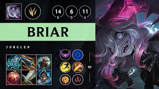 Briar Jungle vs Gragas Godlike  EUW Master Patch 1420 [upl. by Ymij886]