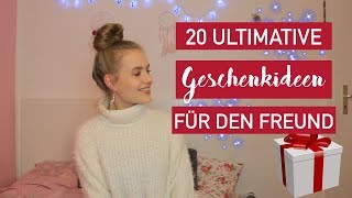 DIE 20 BESTEN GESCHENKIDEEN FÜR DEN FREUND 🎁💞 [upl. by Lunneta713]