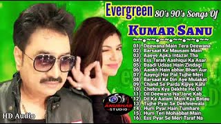 Evergreen 80s 90s Songs Of Kumar Sanu Best HitGolden Song 90s hitBollywood Songs Jukebox [upl. by Aed]