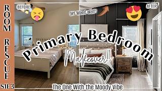 BEDROOM MAKEOVER on a BUDGET  Moody Bedroom Design  ROOM RESCUE S1E3 [upl. by Ecaj]