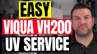 Viqua VH200 UV System UV LAMP and SLEEVE SERVICE Simplified [upl. by Berkshire]