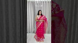 Organza saree price 2300 sareeshuntbykeerthisareecollection ytshorts organza sarees [upl. by Sontag174]