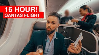 Qantas Inaugural Perth to Rome Business Class Flight [upl. by Currier]