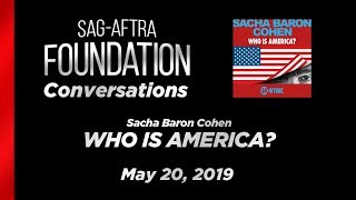 Conversations with Sacha Baron Cohen of WHO IS AMERICA [upl. by Studner]