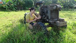 💡Repair Recover Fully Agricultural Machinery Abandoned Repair Restart The Machine \ GENIUS GIRL [upl. by Anilrac664]