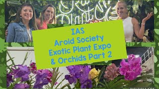 Exotic Plant Show By Aroid Society IAS at Tamiami Great Orchid Vendors too [upl. by Doyle]