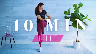 10 Minute Low Impact HIIT Workout for Beginners amp Seniors [upl. by Jonie59]