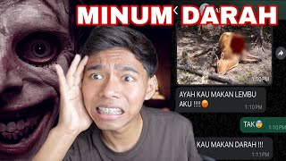 AYAH SEMBAH SETAN   CHAT HORROR MALAYSIA TERSERAM [upl. by Fabiolas227]