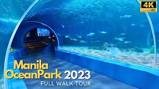 Manila Ocean Park 2023  4K Walk Tour inside the ocean park in Manila philippines manila [upl. by Tolland965]