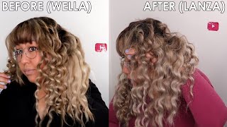 Trying Lanza Hair Toner for the First Time Refreshing Blonde Highlights [upl. by Dellora]