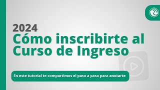 Cómo inscribirte al Curso de Ingreso en la UNLaM [upl. by Retsim67]