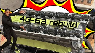 Rebuilding a 4G63 Engine Part 1 installing Cams [upl. by Lednam]