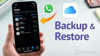 How to Backup amp Restore WhatsApp Messages on iPhone 3 Ways [upl. by Mufinella]