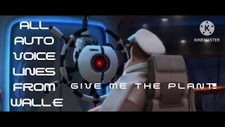 All Auto voice lines from WALLE 2008 [upl. by Nitsed]