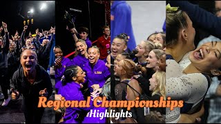 NCAA Gymnastics Regional Championships Highlights [upl. by Miller207]