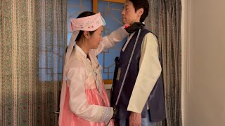 ASMR  Jacket fitting amp Measuring  Hanbok tailor  한복 재단사 [upl. by Tess]